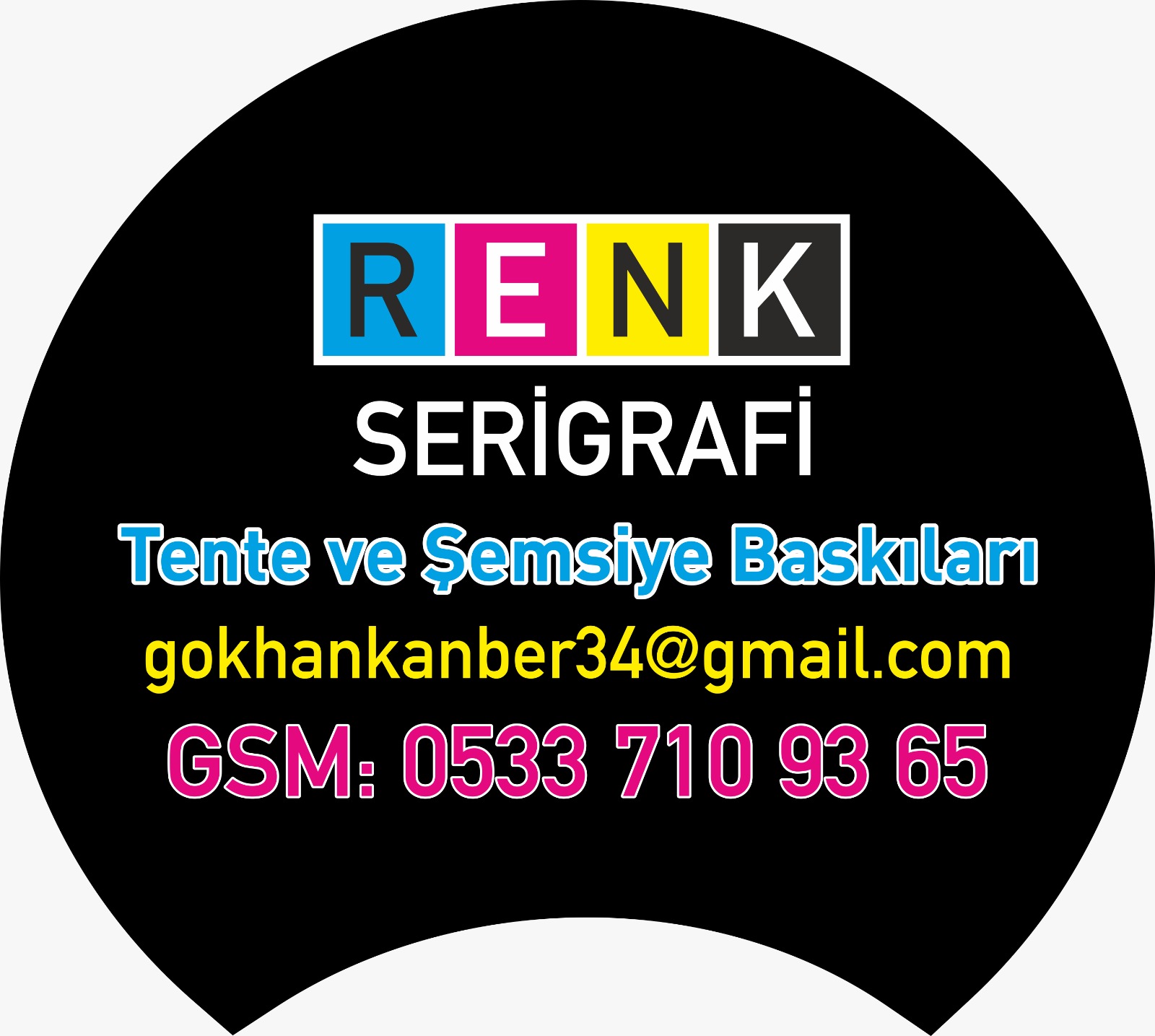 OFSET ÇADIR VE ŞEMSİYE BASKI - Renk Serigrafi Baskı